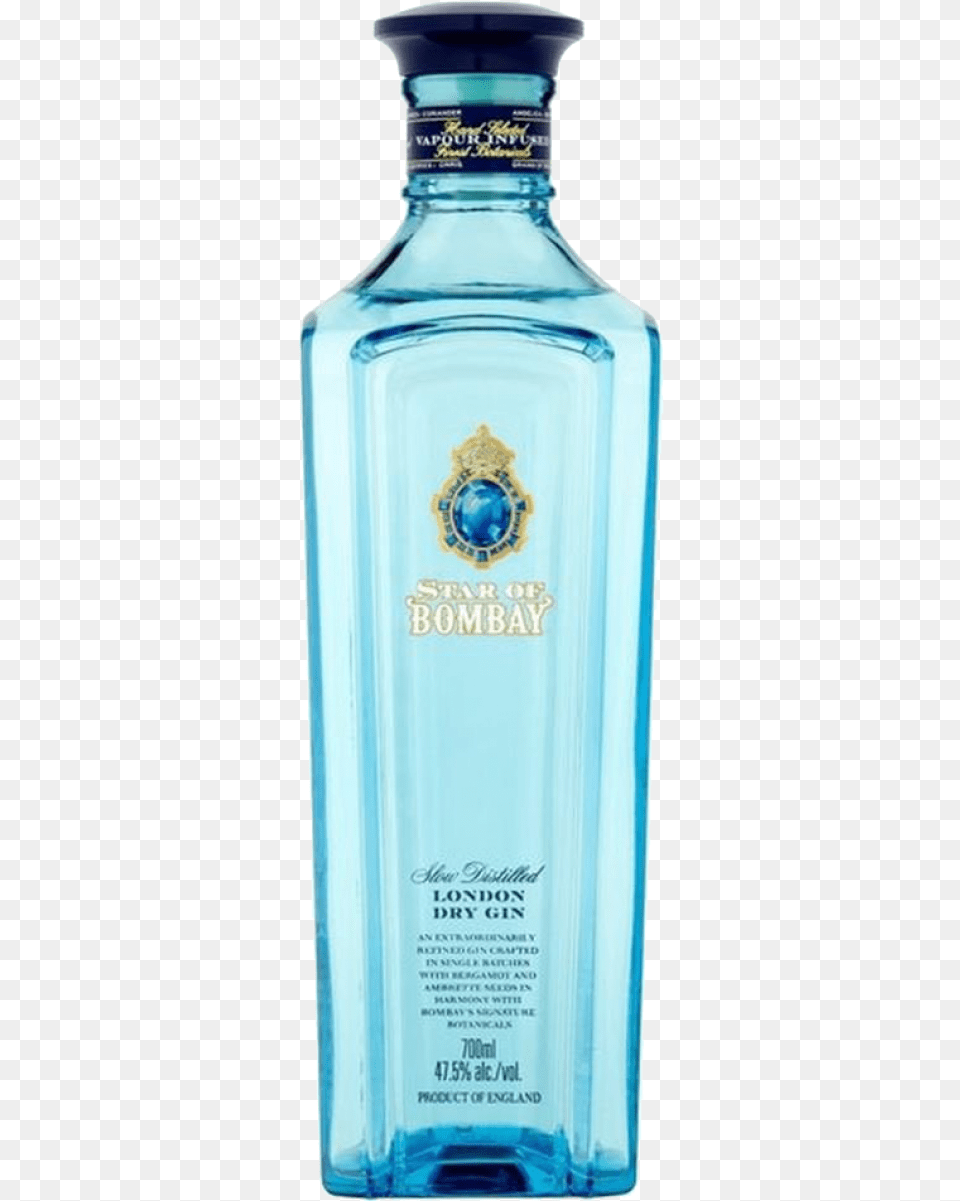 Star Of Bombay London Dry Gin, Alcohol, Beverage, Liquor, Bottle Free Png