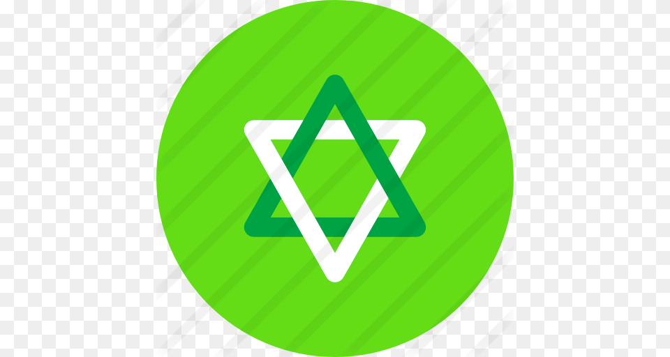 Star Of David, Green, Symbol, Triangle, Disk Png Image