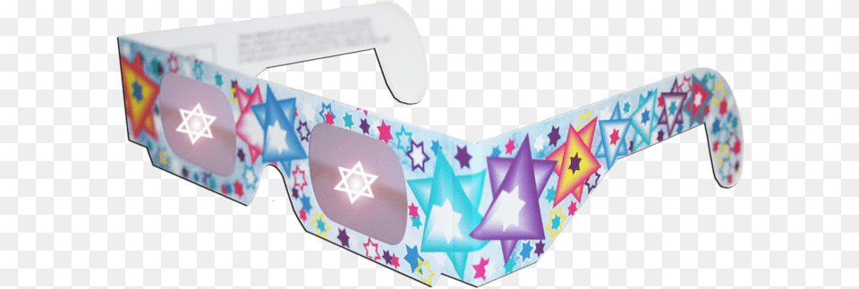 Star Of David 3d Glasses Holiday Specs 3d Glasses Lights Hanukkah Glasses, Accessories, Sunglasses Free Transparent Png