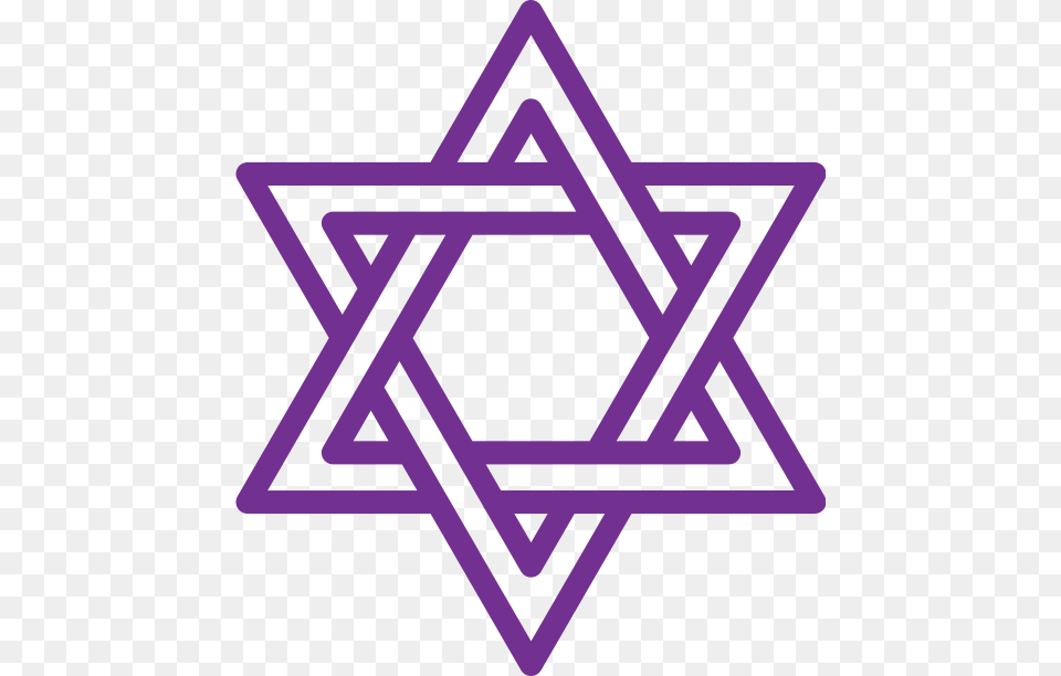 Star Of David, Purple Png