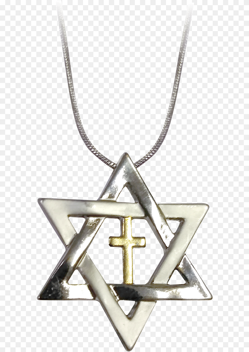 Star Of David And Cross Necklace Locket, Accessories, Pendant, Jewelry Png