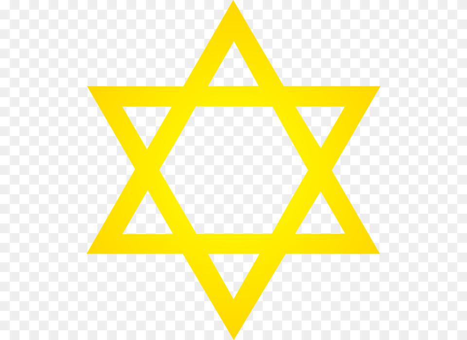 Star Of David Background 6 Point Yellow Star, Star Symbol, Symbol, Cross Free Transparent Png