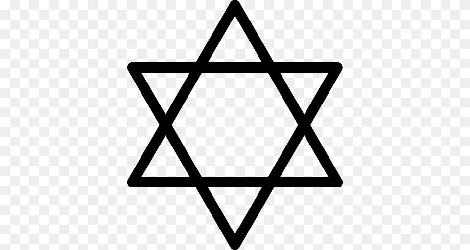 Star Of David Clipart, Gray Free Png Download
