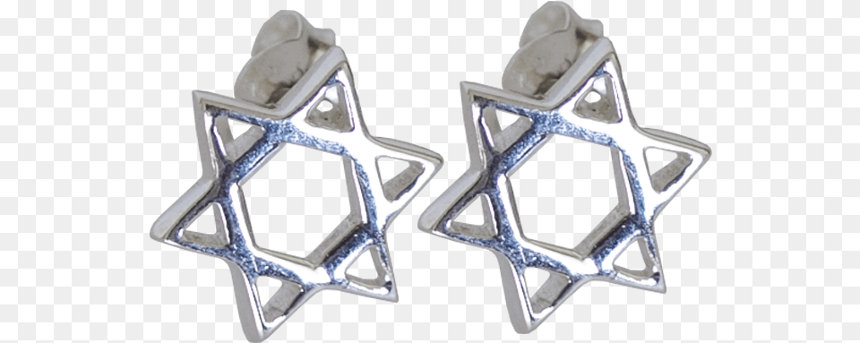 Star Of David Earrings In Sterling Silver Earrings, Accessories, Earring, Jewelry, Symbol Png Image