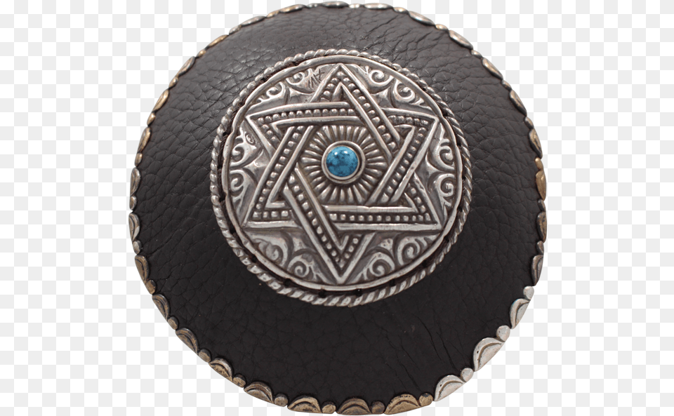 Star Of David Full Rim Design Black Leather, Accessories, Armor Free Png