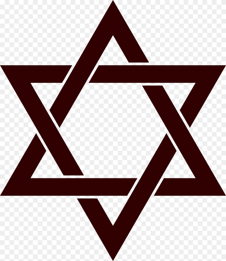 Star Of David Hd, Maroon Png