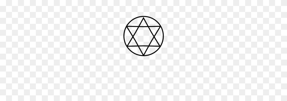 Star Of David Judaism Symbol Flag Of Israel Hexagram, Gray Free Png