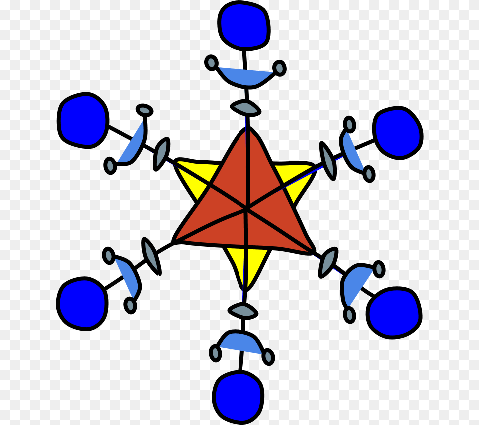 Star Of David Snowflake Multicolor, Symbol Free Transparent Png
