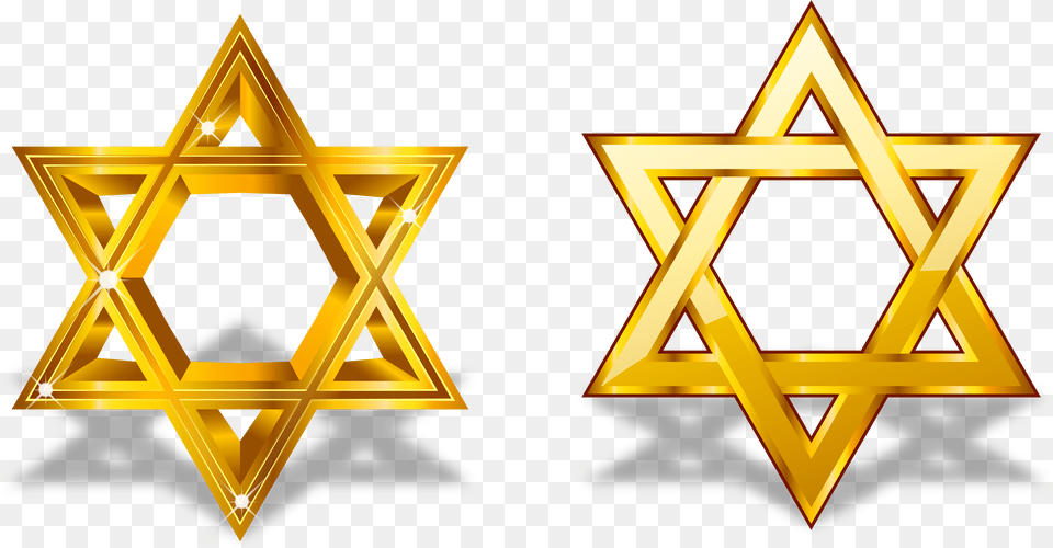 Star Of David Star Of David, Star Symbol, Symbol, Cross, Gold Png