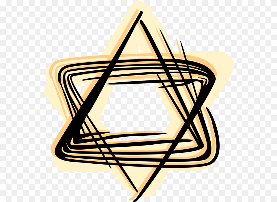 Star Of David Symbol Judaism Vector Image Clip Art, Triangle, Device, Grass, Lawn Free Png