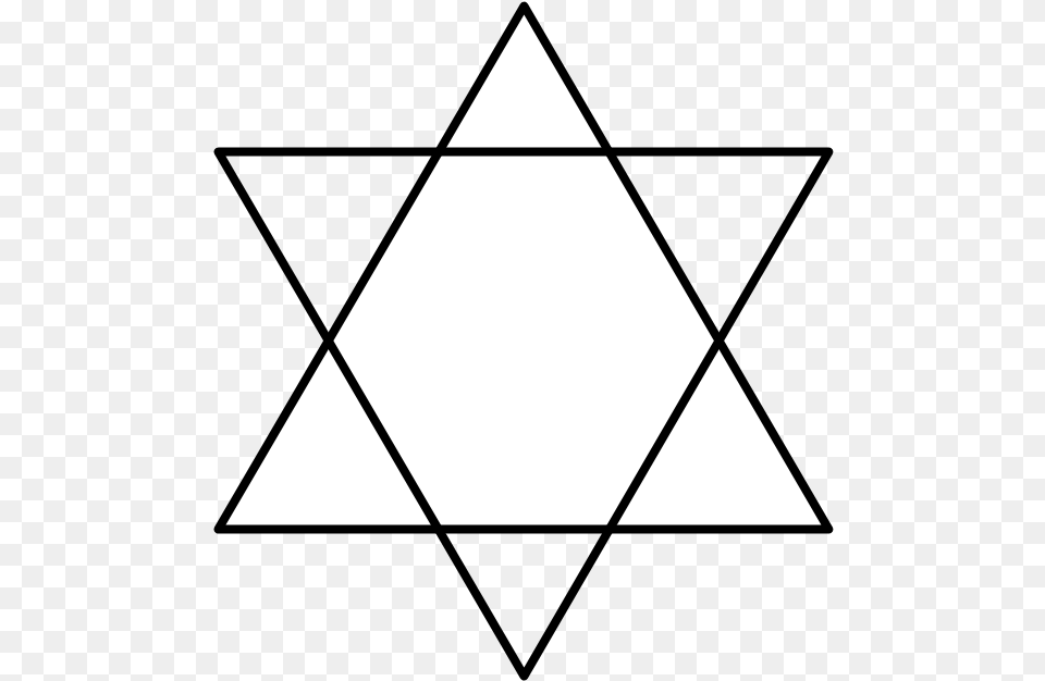 Star Of David U2013 Clipartshare Triangle On Black Background Free Png Download
