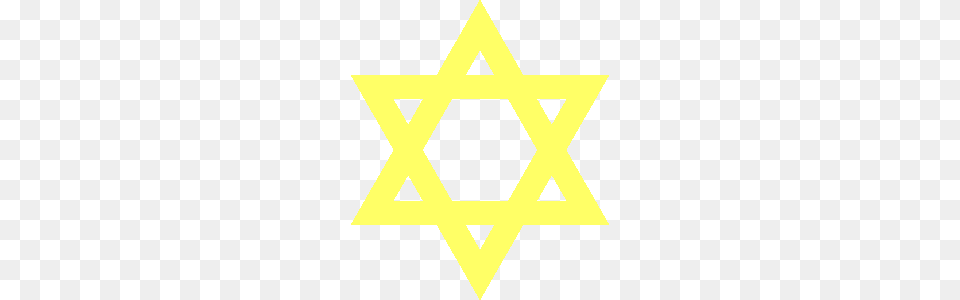 Star Of David Yellow, Star Symbol, Symbol, Cross Png Image