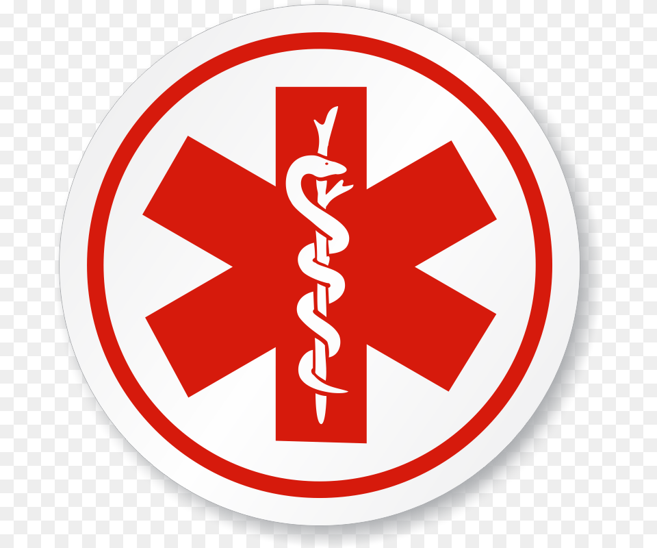 Star Of Life, Logo, Symbol, First Aid, Red Cross Png Image