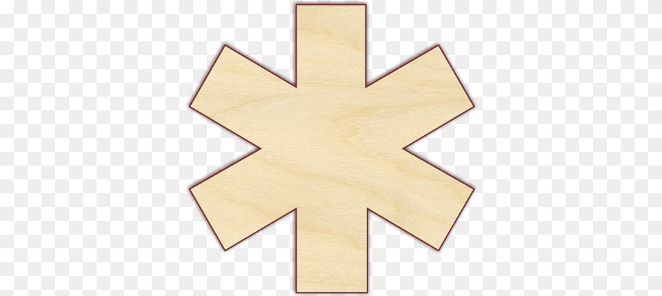 Star Of Life Star Of Life White, Plywood, Wood, Cross, Symbol Free Transparent Png
