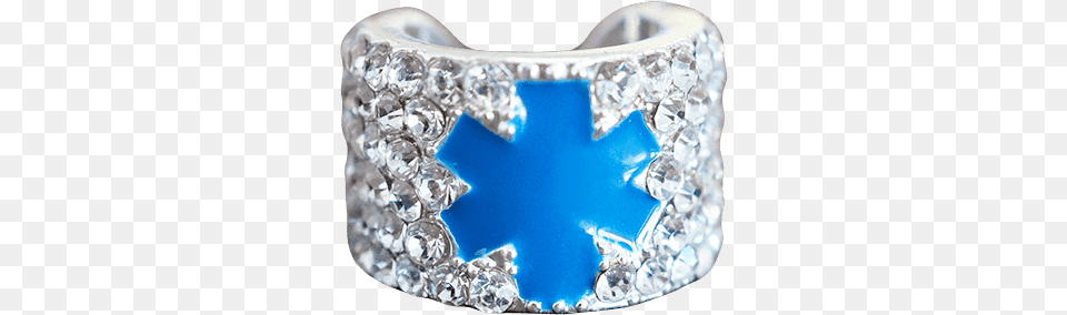 Star Of Life Stethoscope Charm Prestige Medical Crystal Stethoscope Charms Star, Accessories, Gemstone, Jewelry, Diamond Free Png Download