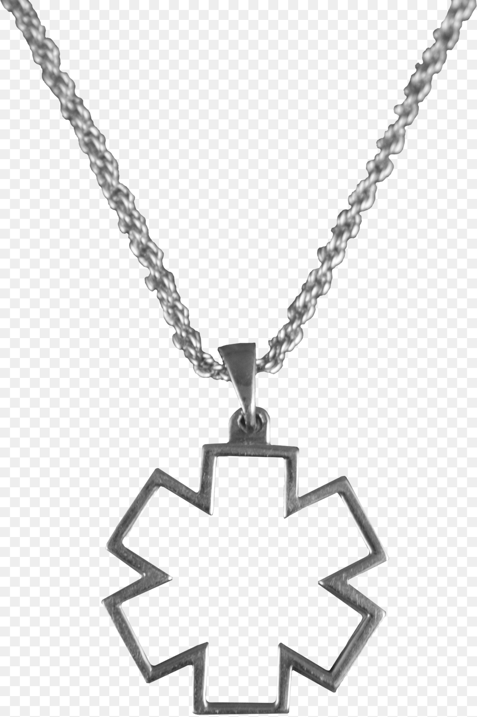 Star Of Life United Hatzalah Of Israel, Accessories, Jewelry, Necklace, Pendant Free Png