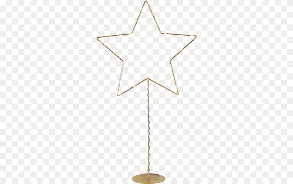 Star On Base Sparkling Lampshade, Lamp, Symbol, Bow, Weapon Free Png Download