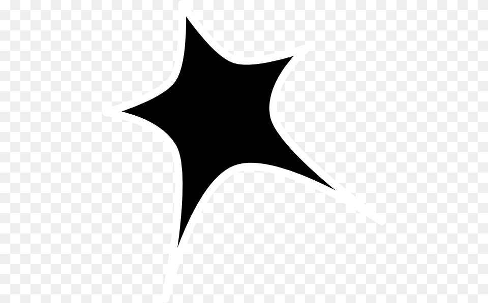 Star Outline Black And White Vector Star, Logo, Symbol, Star Symbol, Animal Free Transparent Png
