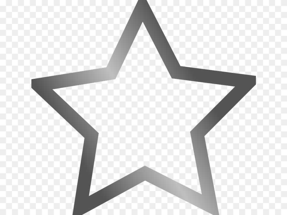 Star Outline Clipart Black And White, Star Symbol, Symbol Free Png Download