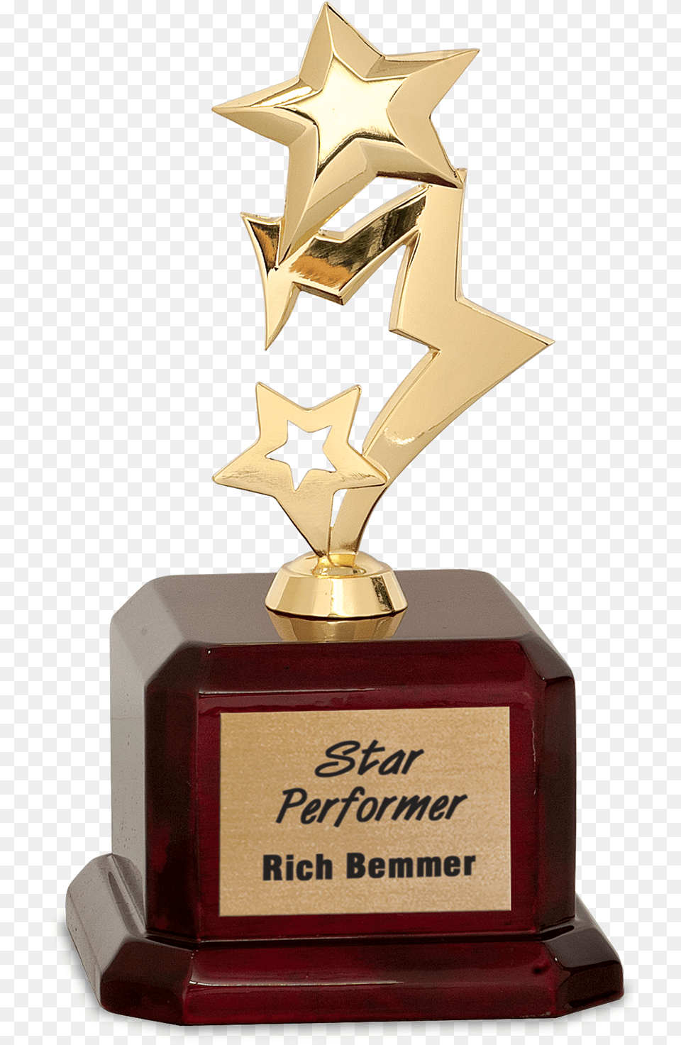 Star Performer Award Trophy Awards Star, Person Png