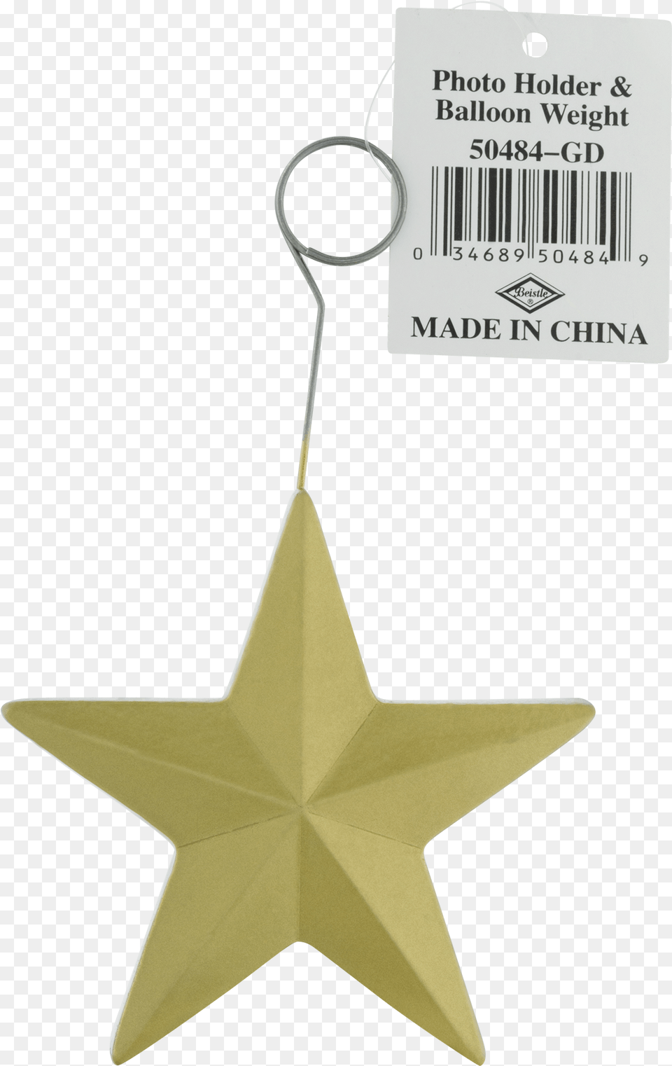 Star Photoballoon Holder Gold Party Accessory 1 Count Gd Fashionish Icon, Star Symbol, Symbol, Leaf, Plant Png Image