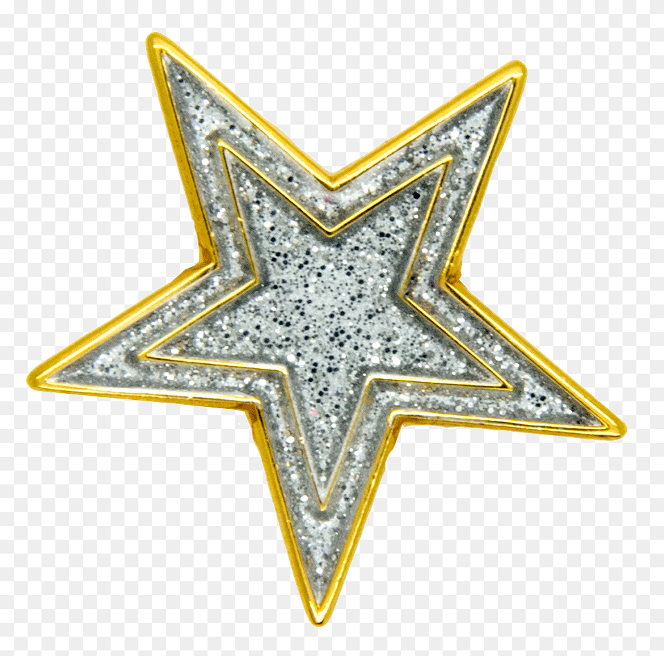 Star Pin Silver Circle, Symbol, Star Symbol Png