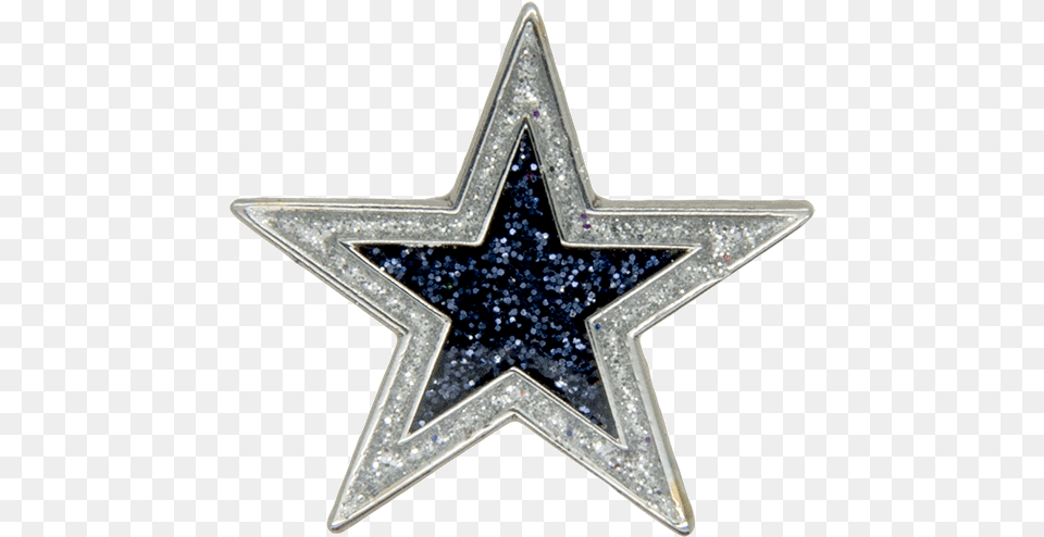 Star Pin Silverblue Glitter Godertme Airbrushed Vi Flags, Star Symbol, Symbol, Cross, Accessories Free Transparent Png