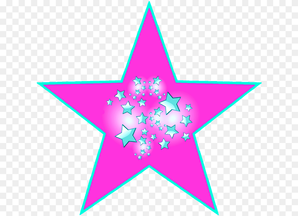 Star Pink Star Stars Photo Estrela Cor De Rosa, Star Symbol, Symbol, Nature, Outdoors Free Transparent Png