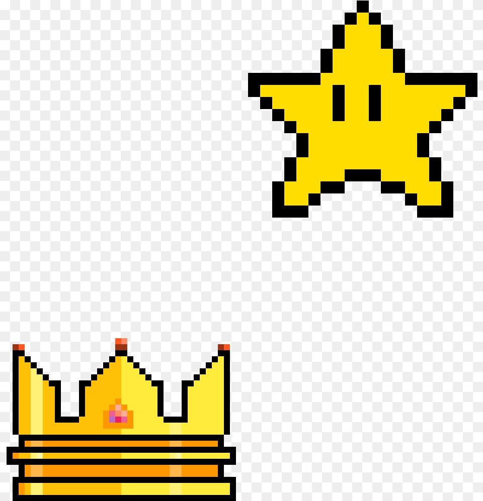 Star Pixel Art Clipart Download Super Mario Star 8 Bit, Symbol, Star Symbol Free Png