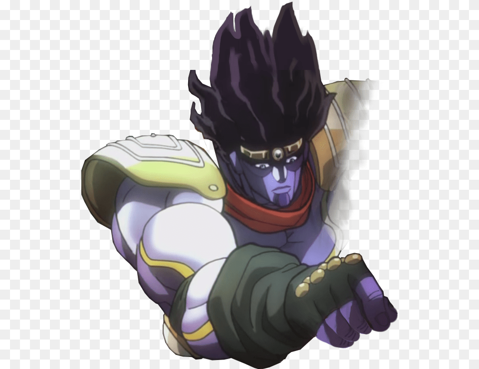 Star Platinum Going To Pick Up Fictional Character, Book, Comics, Publication, Baby Free Transparent Png