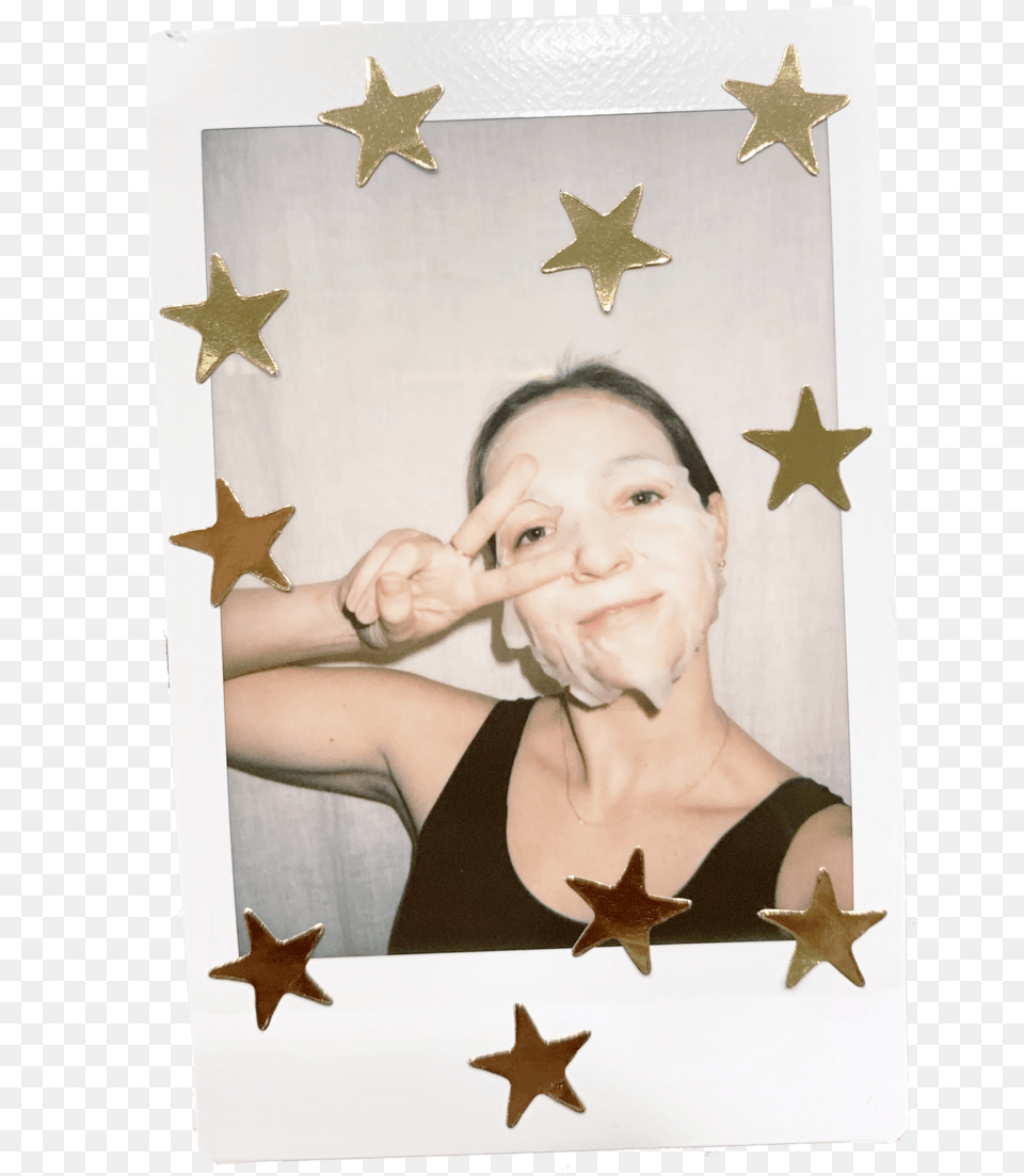 Star Polaroid Clothing, Adult, Symbol, Star Symbol, Portrait Png Image