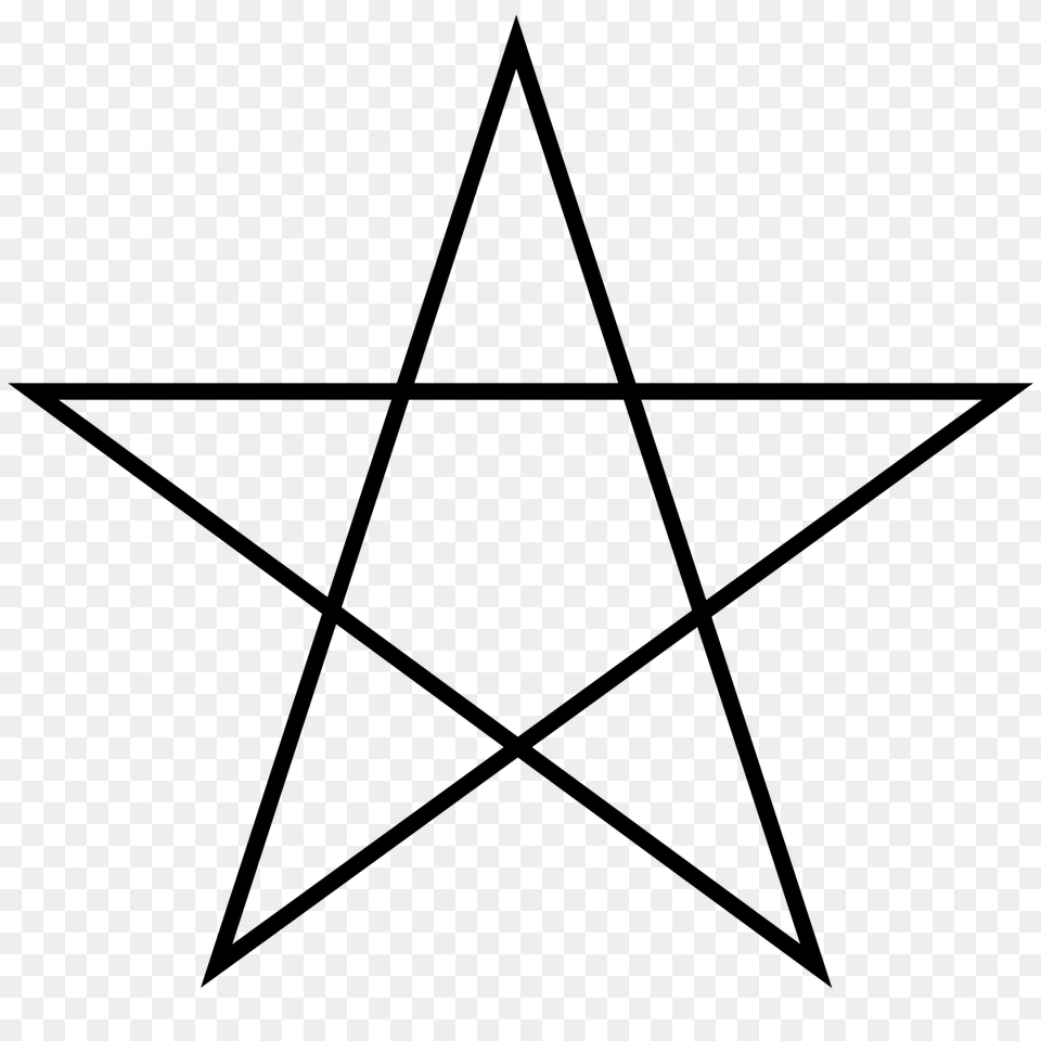Star Polygon, Gray Png Image