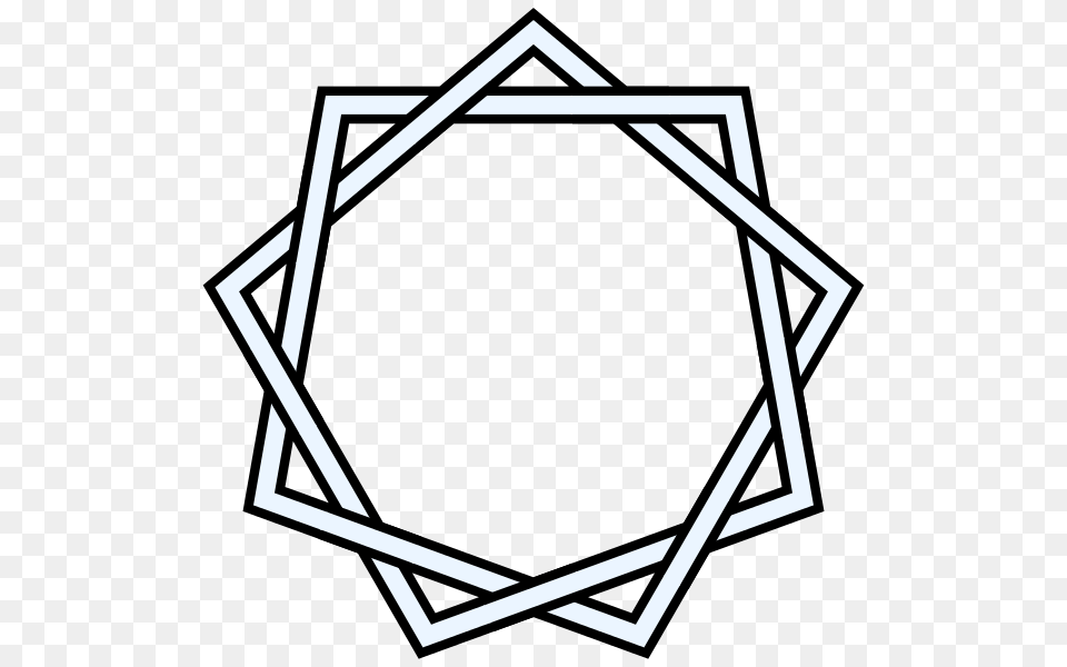 Star Polygon Interlaced, Symbol, Blackboard Png
