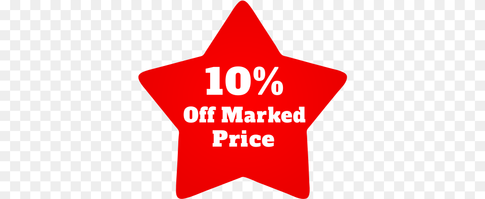 Star Price Labels 10 Off Marked Price Sign, Symbol, Star Symbol, Logo Png