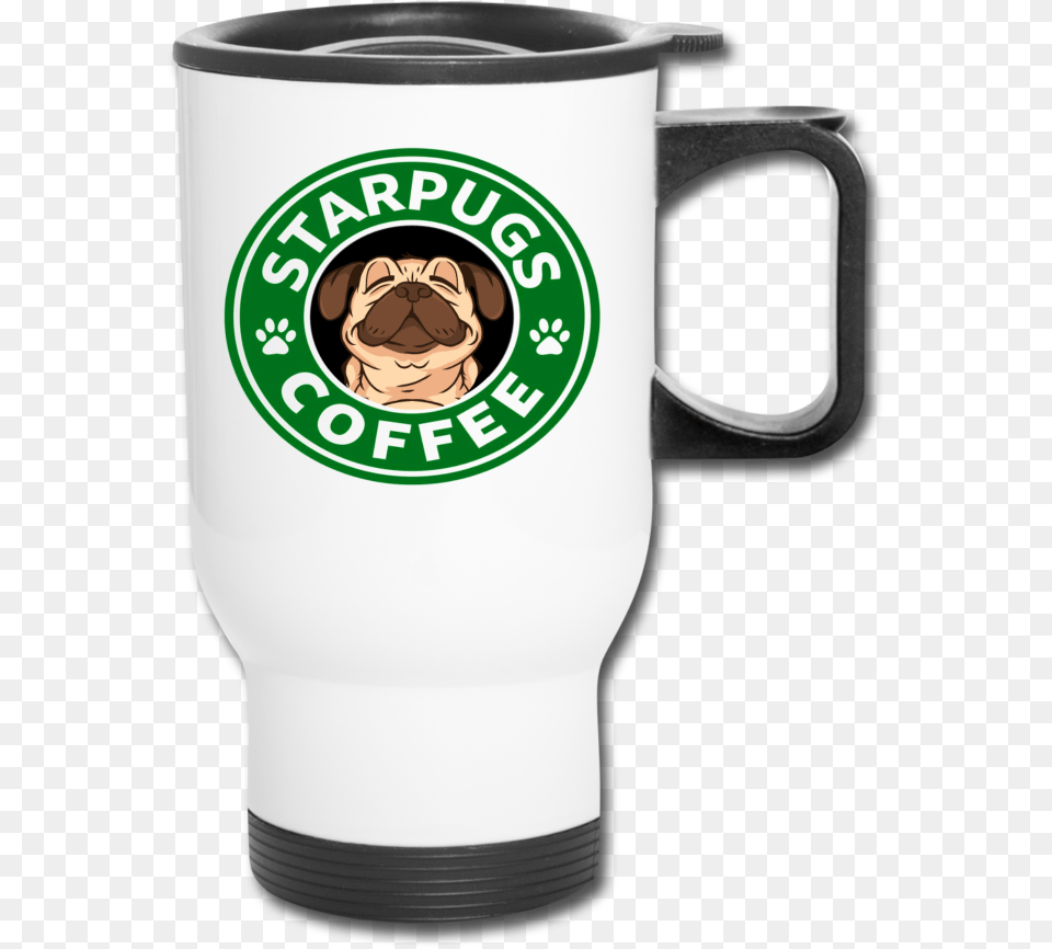 Star Pug Coffee, Cup, Mammal, Dog, Animal Free Png Download