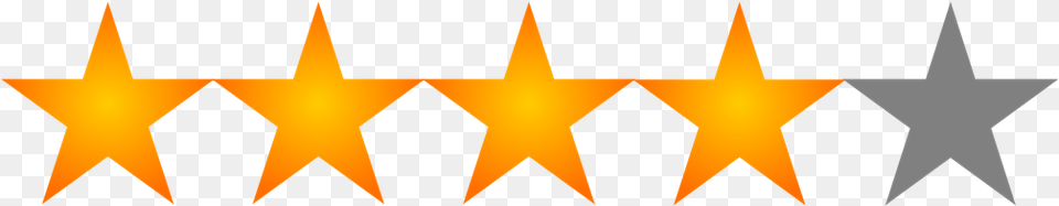 Star Rating 4 Of 5 4 Stars Transparent Background, Symbol, Lighting, Logo, Star Symbol Png Image
