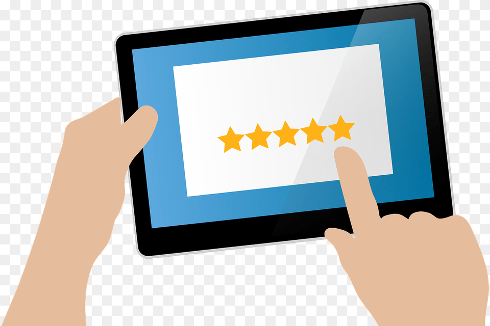 Star Rating 5 Star Rating Gif Transparent, Computer, Electronics, Tablet Computer, Body Part Png Image