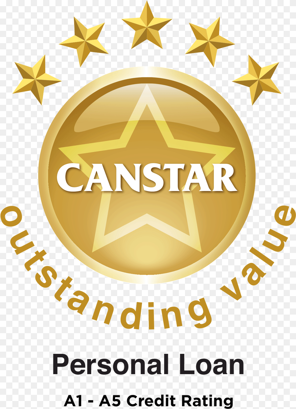 Star Rating For Outstanding Value From Canstar Emblem, Gold, Logo, Symbol, Badge Free Png Download