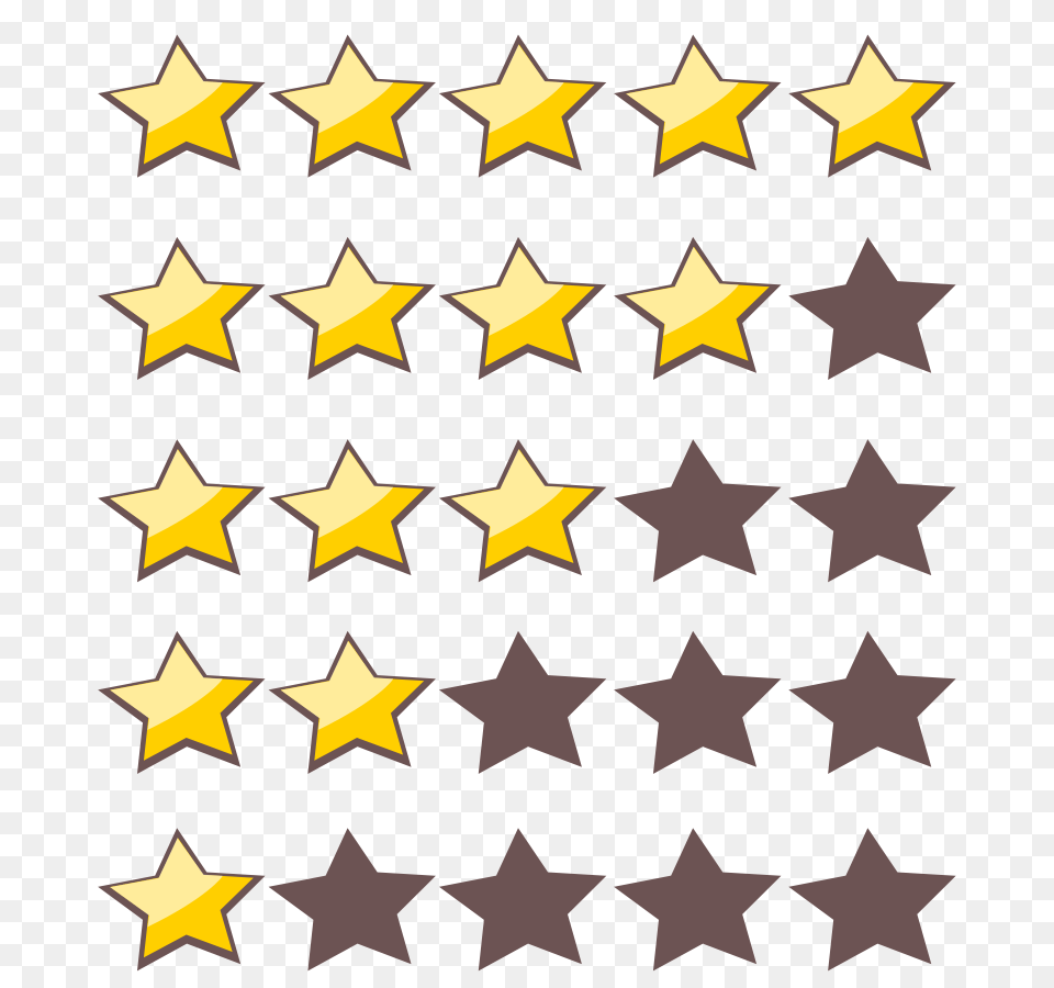 Star Rating System Clip Arts For Web, Star Symbol, Symbol, Accessories, Bag Free Transparent Png