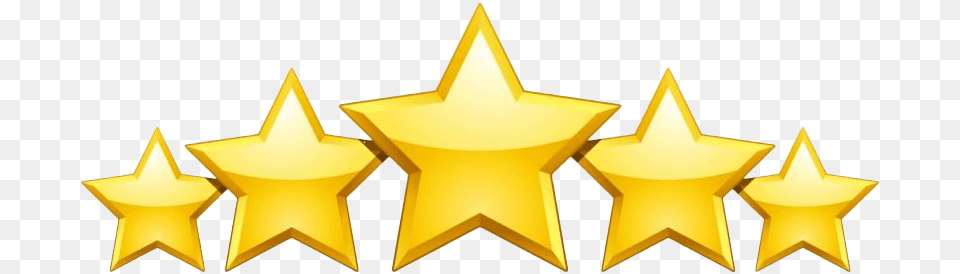 Star Rating Transparent 5 Star Rating, Star Symbol, Symbol, Gold, Bulldozer Free Png Download