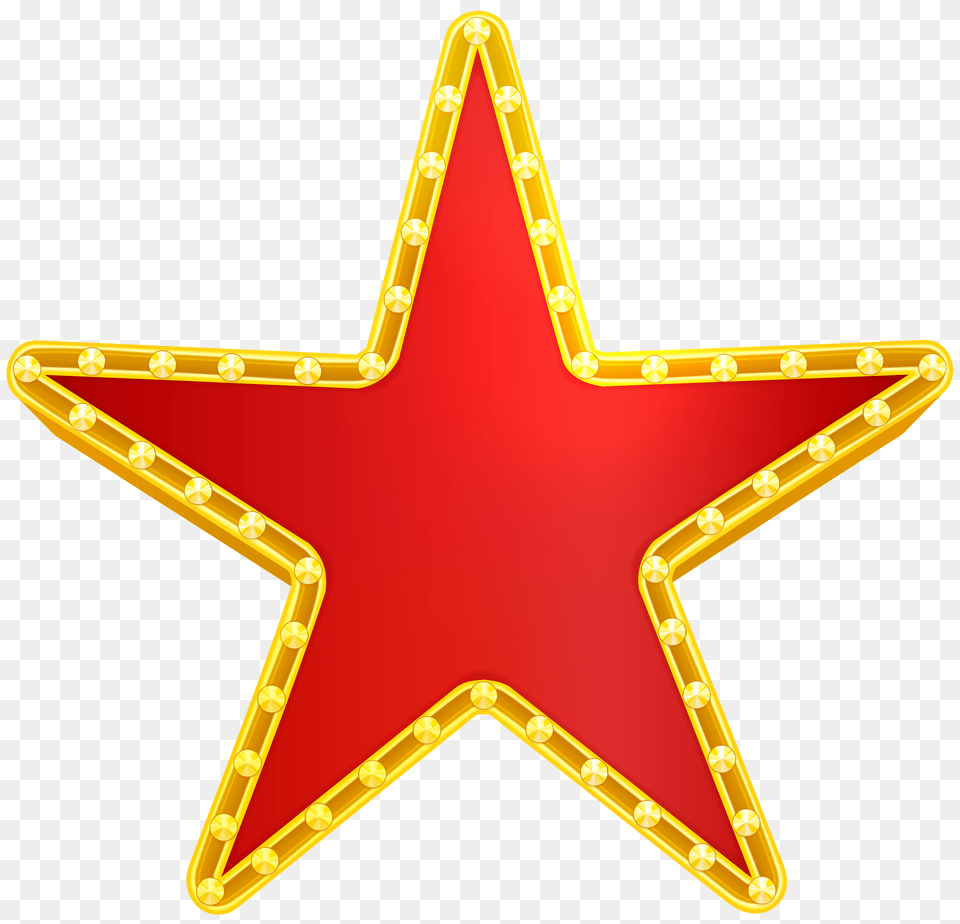 Star Red Decorative Clip Art Png