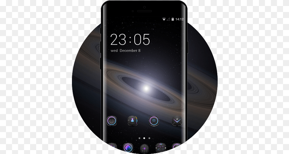 Star Ring Asteroid Android Theme U2013 U Launcher 3d Icon, Electronics, Mobile Phone, Phone Png