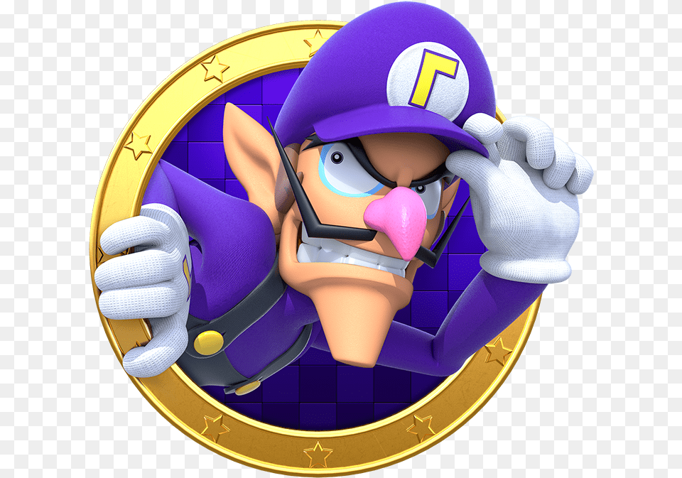 Star Rush Mario Party Star Rush Waluigi, Baby, Person, Face, Head Free Transparent Png