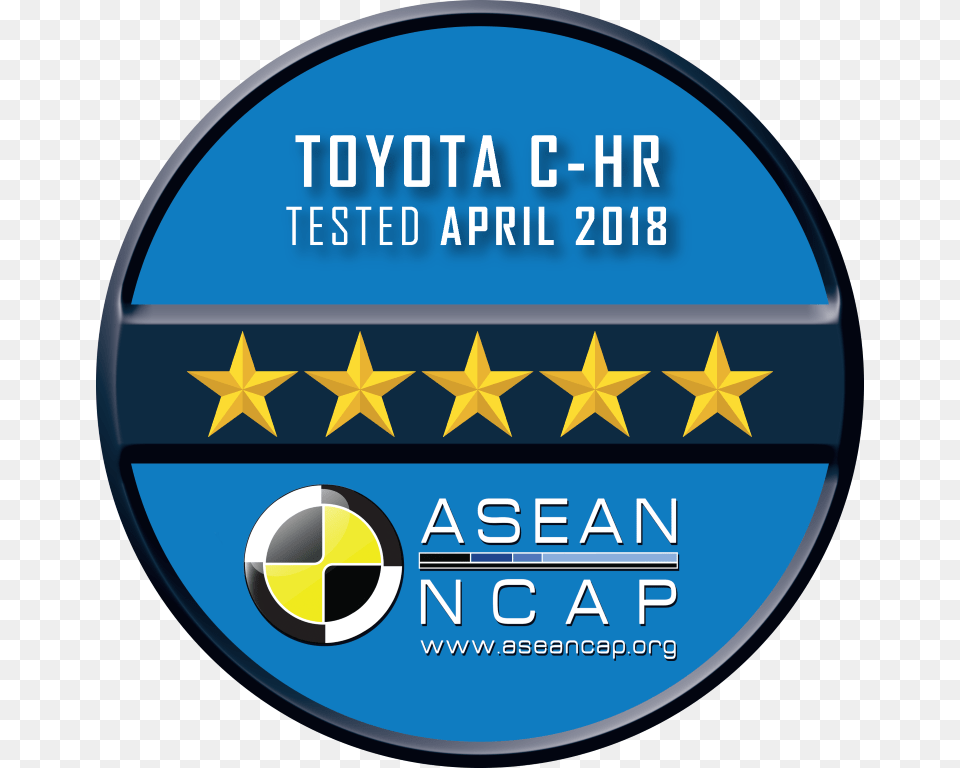 Star Safety Rating Toyota Vios Asean Ncap, Symbol, Disk, Dvd, Logo Png Image