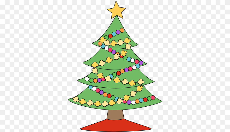 Star Santa And A Christmas Tree Clipart, Birthday Cake, Food, Dessert, Cream Png Image