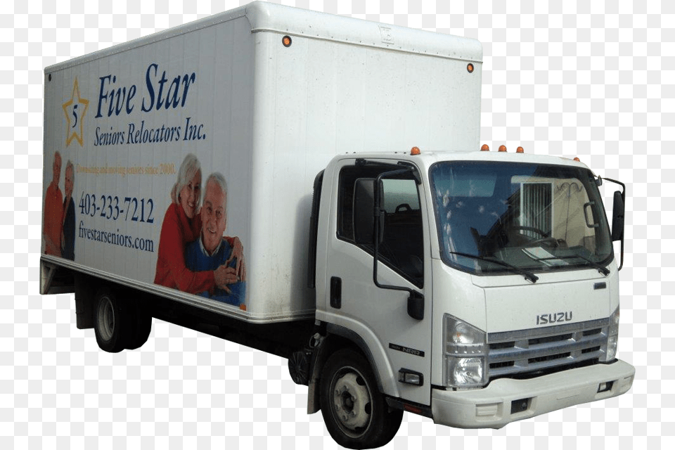 Star Senior Relocators, Moving Van, Vehicle, Van, Truck Free Png