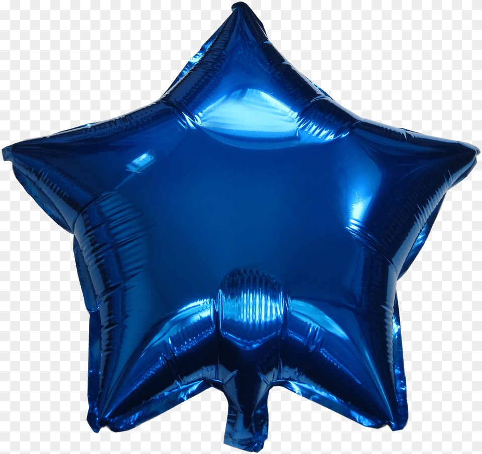 Star Shape Balloon 17 Blue Star Balloon Blue, Cushion, Home Decor, Inflatable, Animal Free Png Download