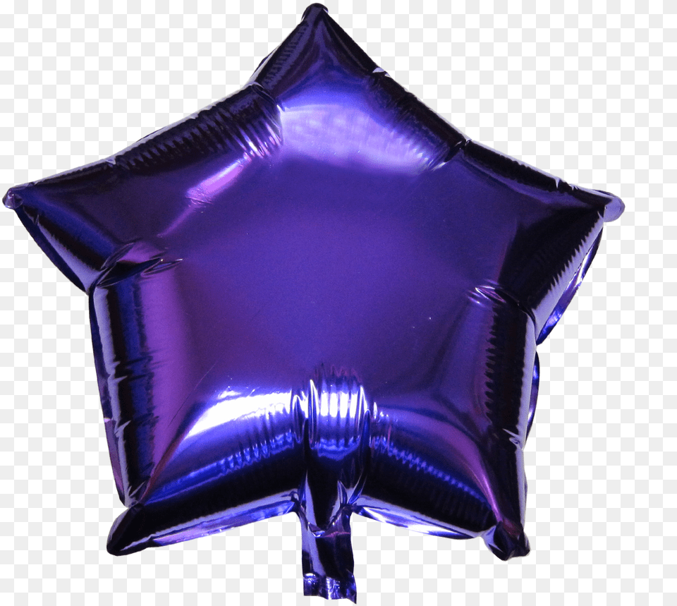 Star Shape Balloon Inflatable, Cushion, Home Decor, Purple, Aluminium Free Png