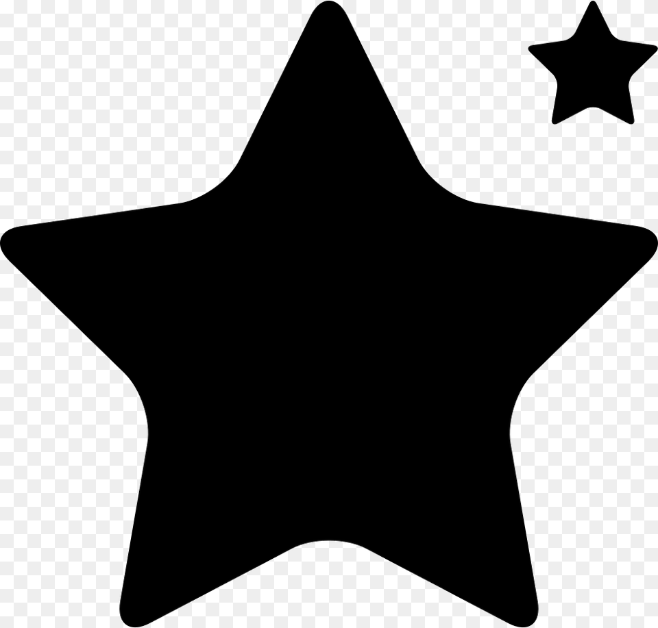 Star Shape Big And Small Comments Five Pointed Star, Star Symbol, Symbol, Animal, Fish Png