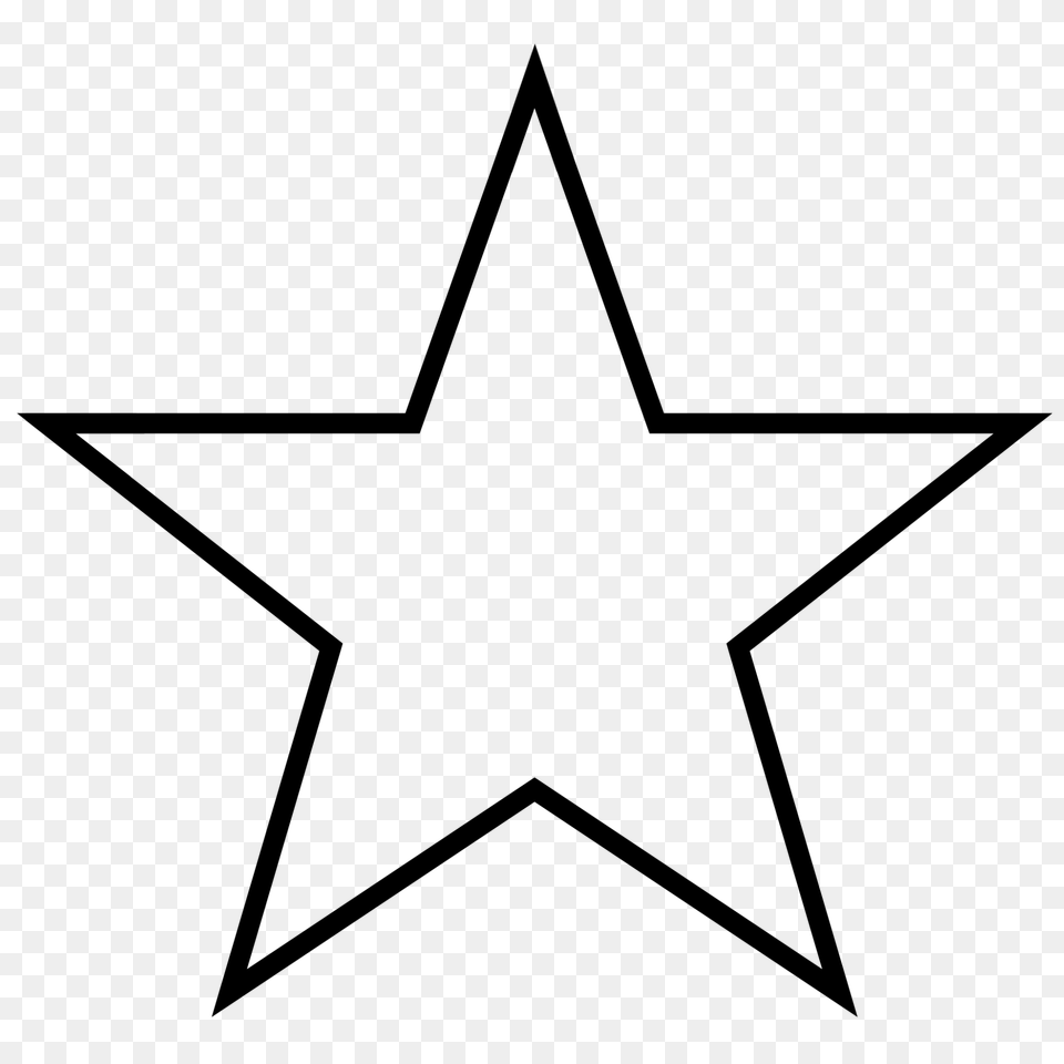 Star Shape Clip Art Archives, Gray Png